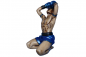 Preview: Muay Thai Figur blau 20,5cm